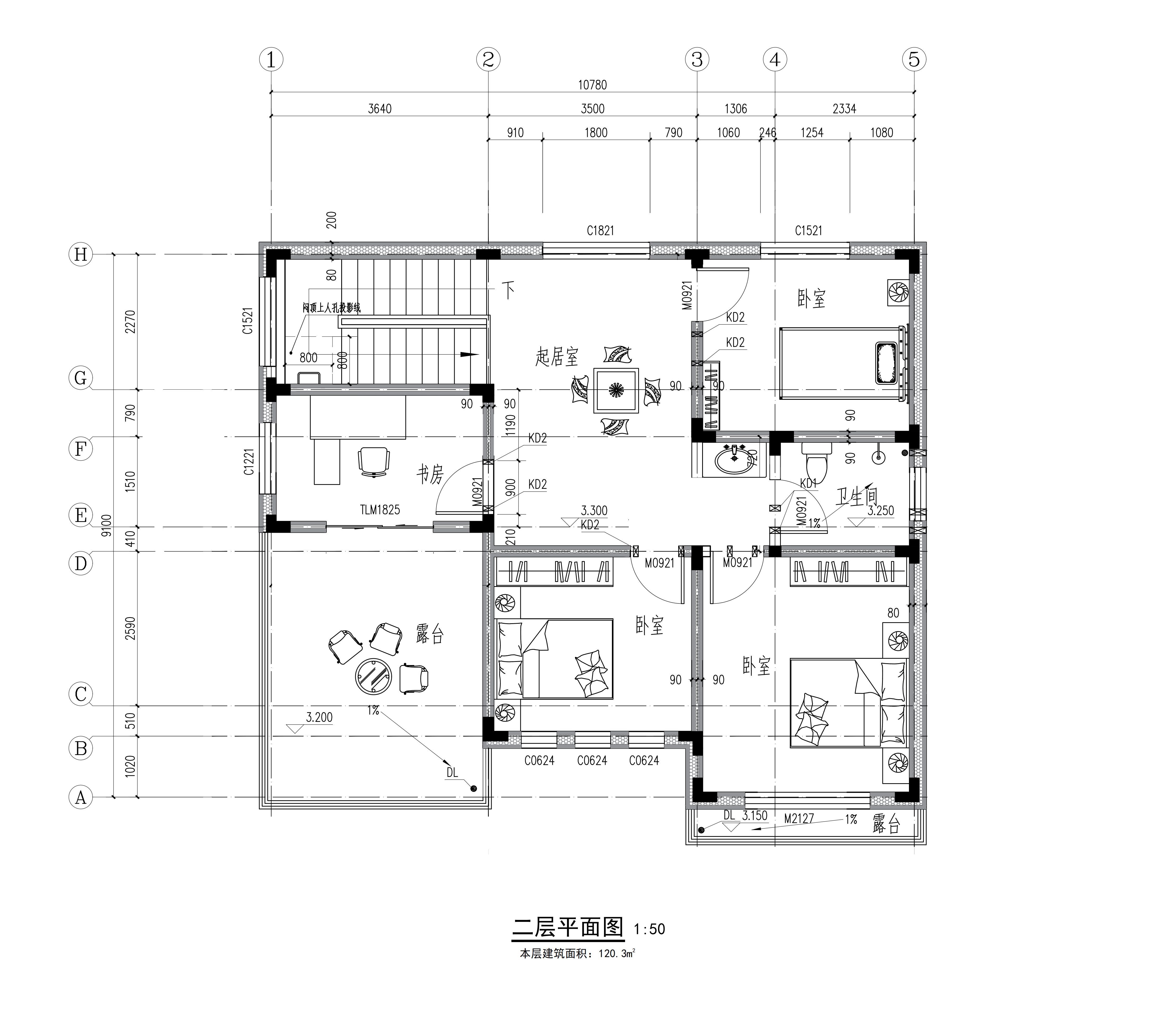 提取自时总独栋别墅建筑施工图1018(1)_00